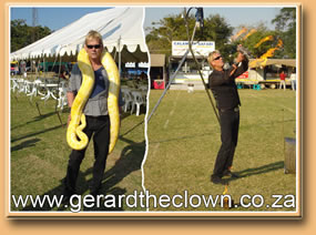 Donovan's 40 minute circus show includes